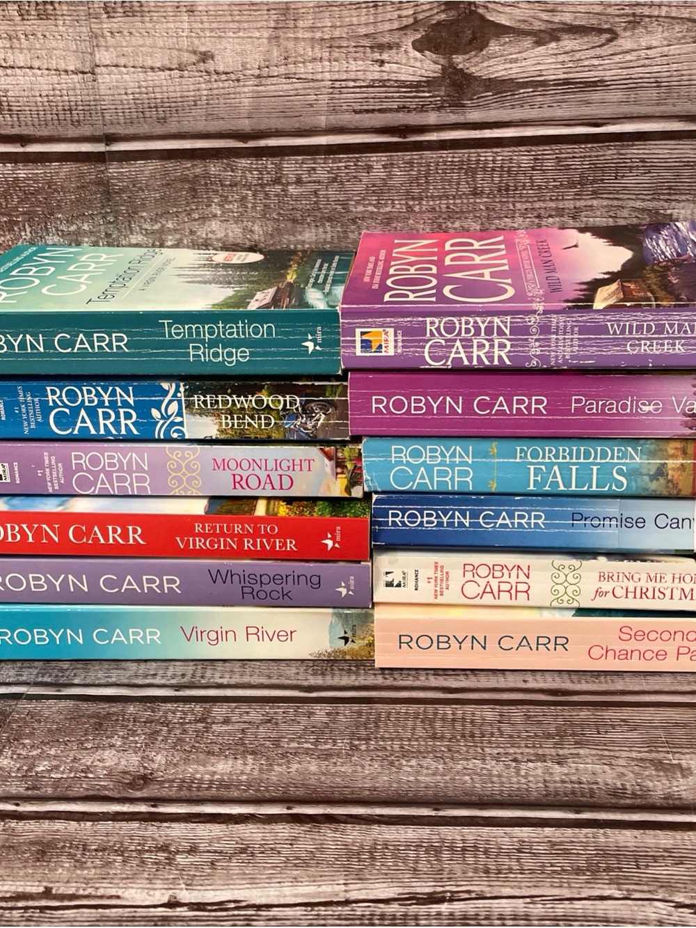 Lot 12 Robyn Carr ~ all Virgin River romance fiction Netflix paperbacks pb